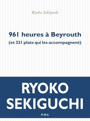 cover image of 961 heures à Beyrouth